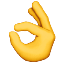 OK hand emoji